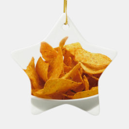 Ornamento de chips de queso