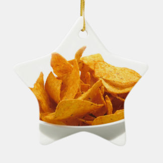 Ornamento de chips de queso
