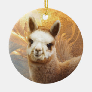 Ornamento de Chirstmas del oro de la alpaca