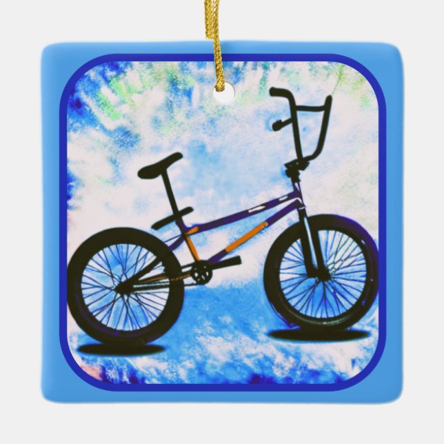 Ornamento de ciclismo BMX (Anverso)