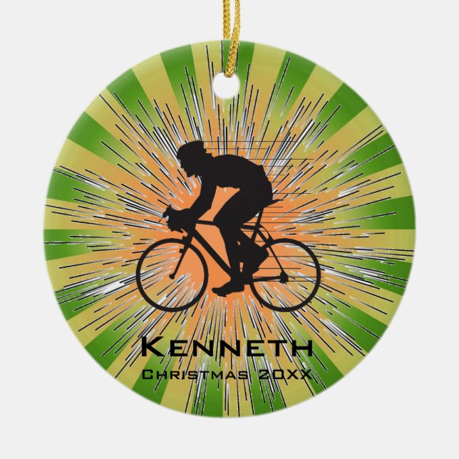 Ornamento de ciclismo de bicicleta (Frente)