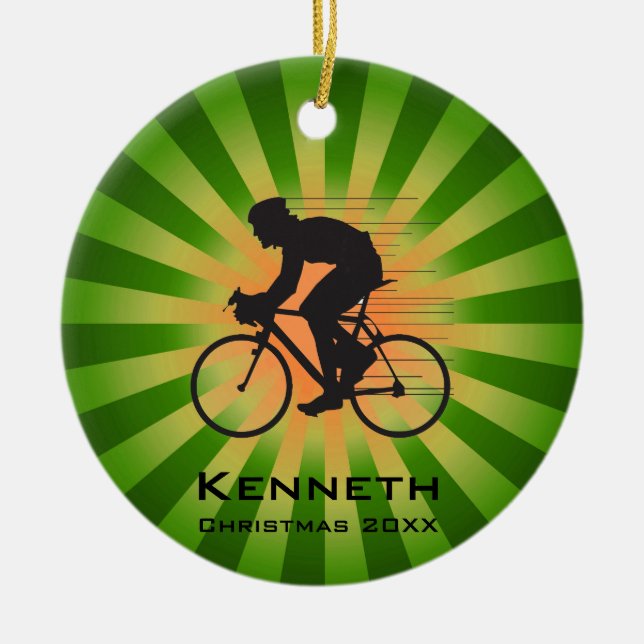 Ornamento de ciclismo de bicicleta (Frente)