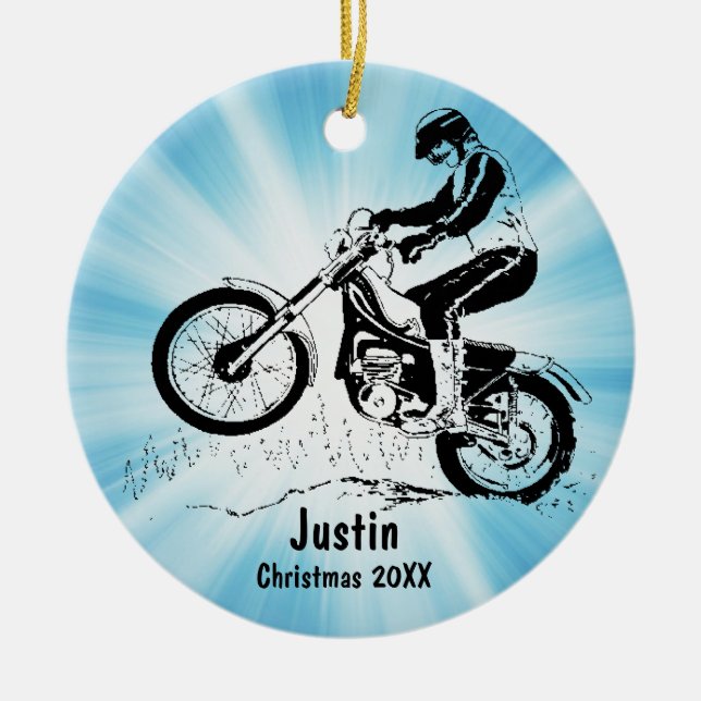 Ornamento de ciclismo de Dirt (Frente)