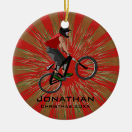 Ornamento de ciclismo personalizado