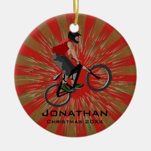 Ornamento de ciclismo personalizado