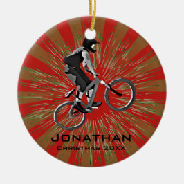 Ornamento de ciclismo personalizado