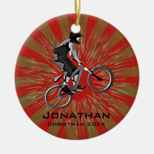 Ornamento de ciclismo personalizado