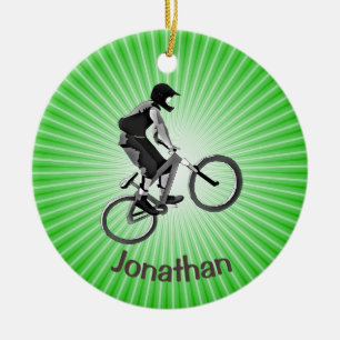 Ornamento de ciclismo personalizado