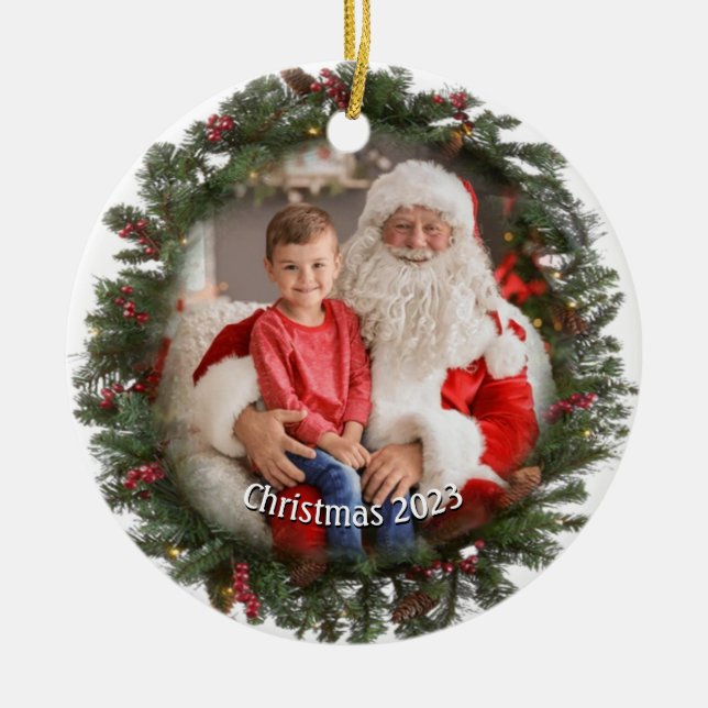 Ornamento de Circular Photo Garland (Frente)