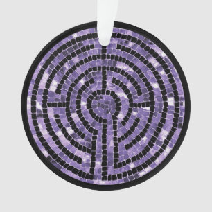 Ornamento de Círculo Acrílico de LABYRINTH VI