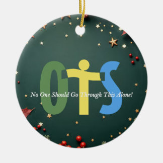 Ornamento de círculo cerámico