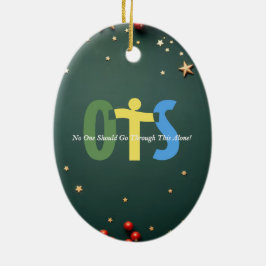 Ornamento de círculo cerámico