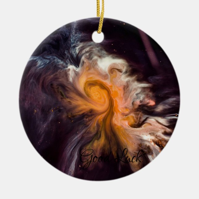 Ornamento de círculo cerámico (Frente)