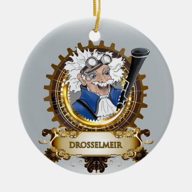 Ornamento de Círculo Cerámico de Nutcracker DROSSE (Frente)