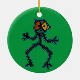 Ornamento de círculo de símbolo taína