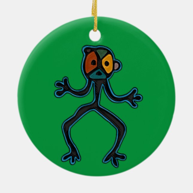 Ornamento de círculo de símbolo taína (Atrás)