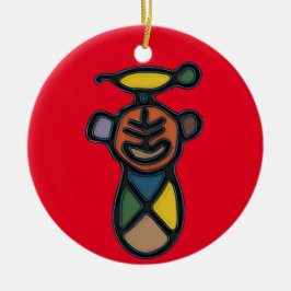 Ornamento de círculo de símbolo taína