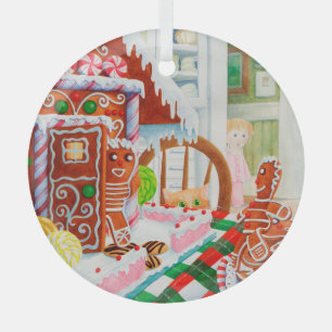 Ornamento de Círculo de Vidrio SORPRENDENTE GINGER