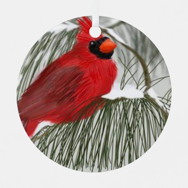 Ornamento de Círculo Metalizado de navidades (Anverso)