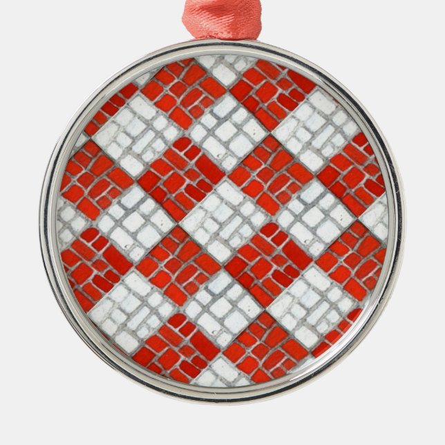 Ornamento de Círculo Premium MOSAIC DE VERIFICACIÓ (Frente)