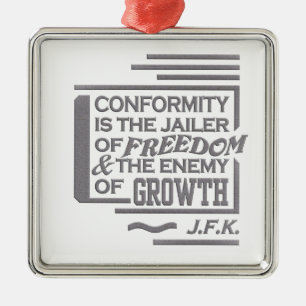 Ornamento de citas de JFK