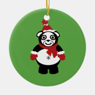 ornamento de Claus de la panda