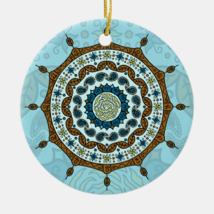 Ornamento de cobre de Mehndi Fantasy