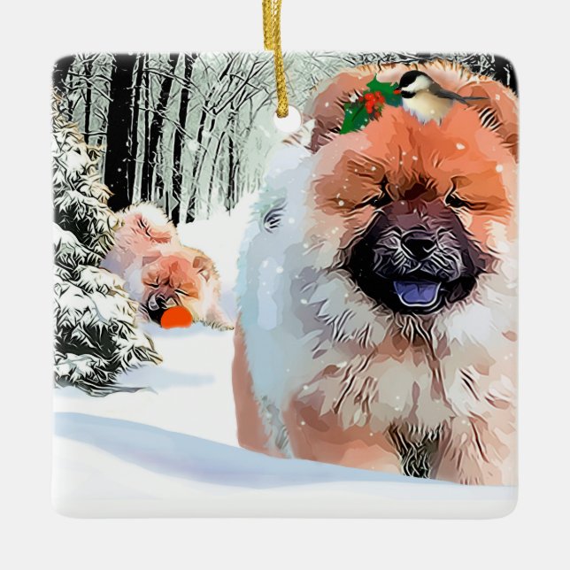 ORNAMENTO DE COCINA DEL DÍA DE LA NIEVE (Anverso)