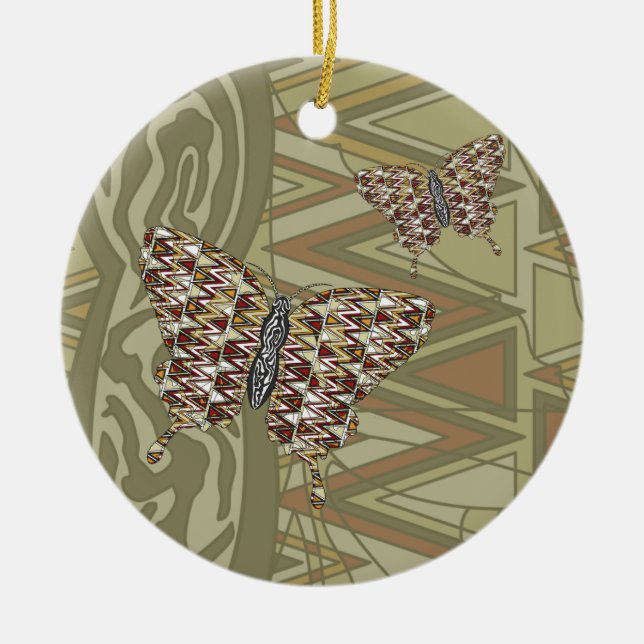 Ornamento de cola de toronja africana (Frente)