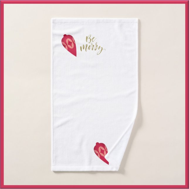 Ornamento de color Berry festivo Be Merry (Subido por el creador)