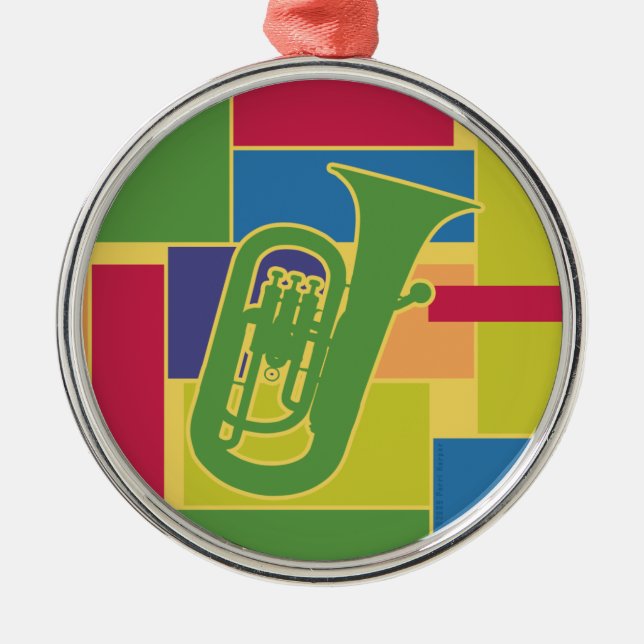 Ornamento de Colorblocks del Euphonium (Frente)