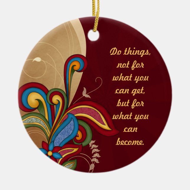 Ornamento de confirmación de Harmony Swirl (Frente)