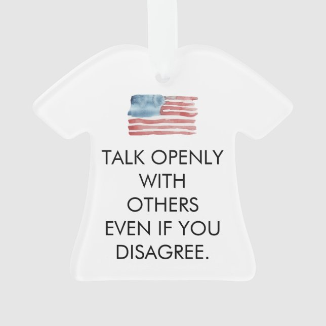 Ornamento de conversación abierta (Reverso)