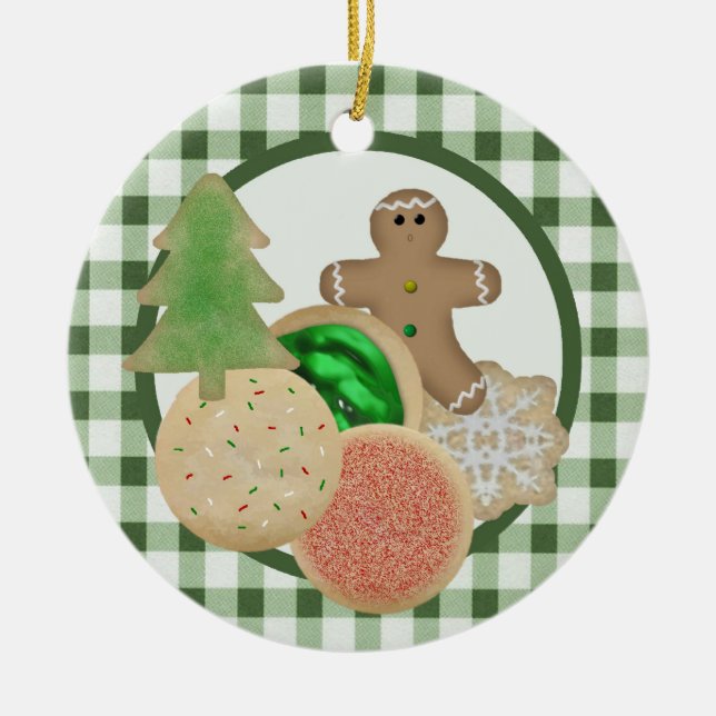 Ornamento de cookies de navidades (Frente)