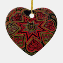 Ornamento de 'Corazones Rústicos'