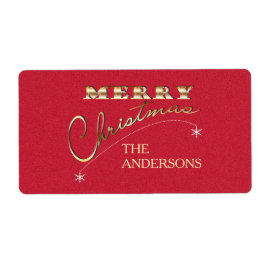 Ornamento de cosecha navideña - Etiqueta