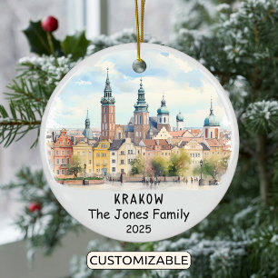 Ornamento de Cracovia personalizado, Polonia
