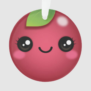 Ornamento de Cranberry de Kawaii