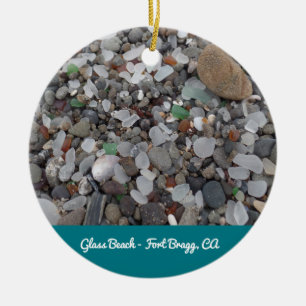 Ornamento de cristal de Fort Bragg California de