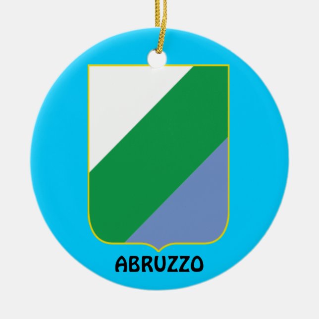 Ornamento de Cristmas de la región de Abruzos (Frente)