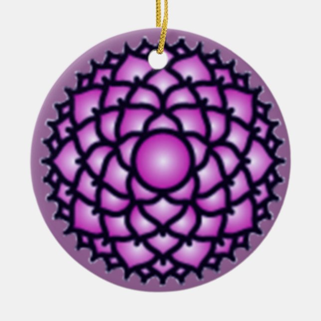 Ornamento de Crown Chakra (Frente)
