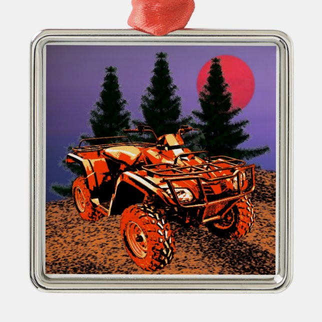 Ornamento de cuatro ruedas (Frente)
