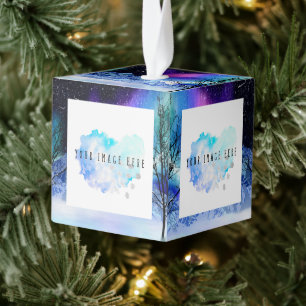 Ornamento de cubo de luces de invierno