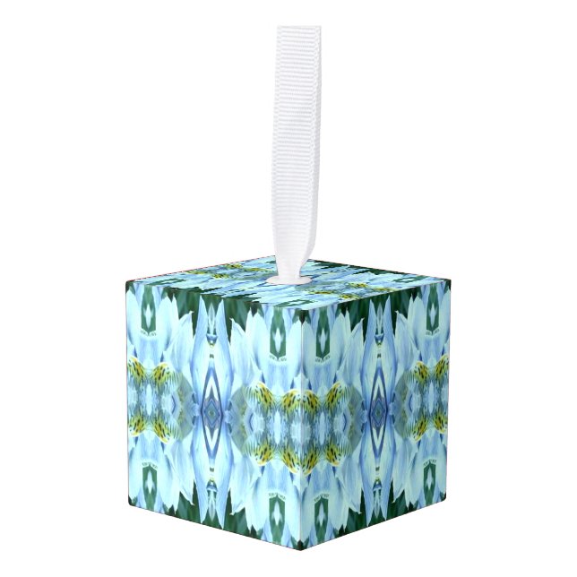 Ornamento de cubo decorativo de Edison (Anverso en perspectiva)