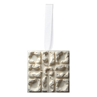Ornamento de cubo Petrificado