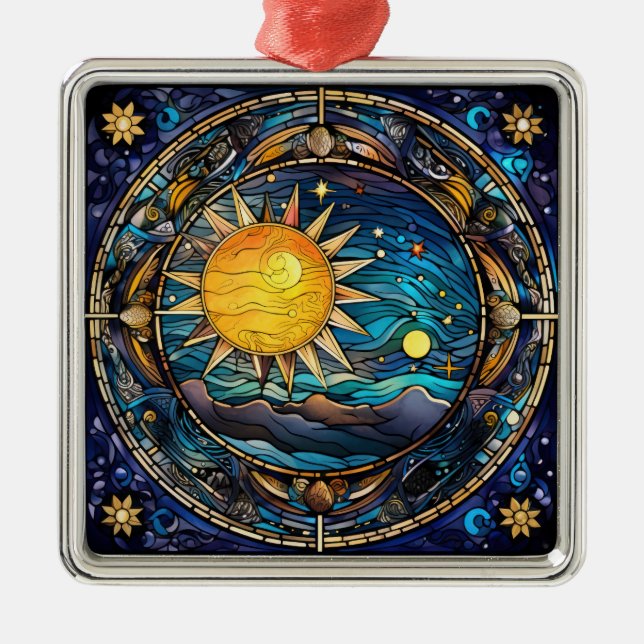 Ornamento de cuerpos celestes (Frente)