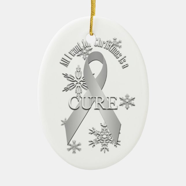 Ornamento de curación para Navidades de cinta de c (Frente)