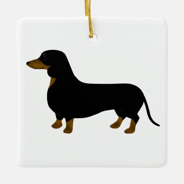 Ornamento de Dachshund (Anverso)
