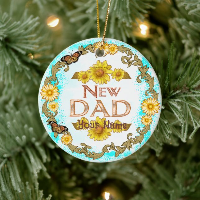 Ornamento de Daisy New Dad (Árbol)