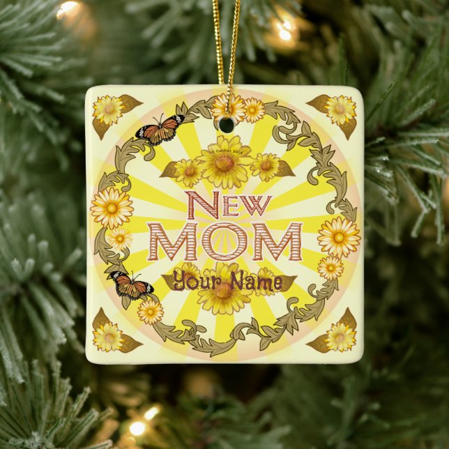 Ornamento de Daisy New Mom (Árbol)